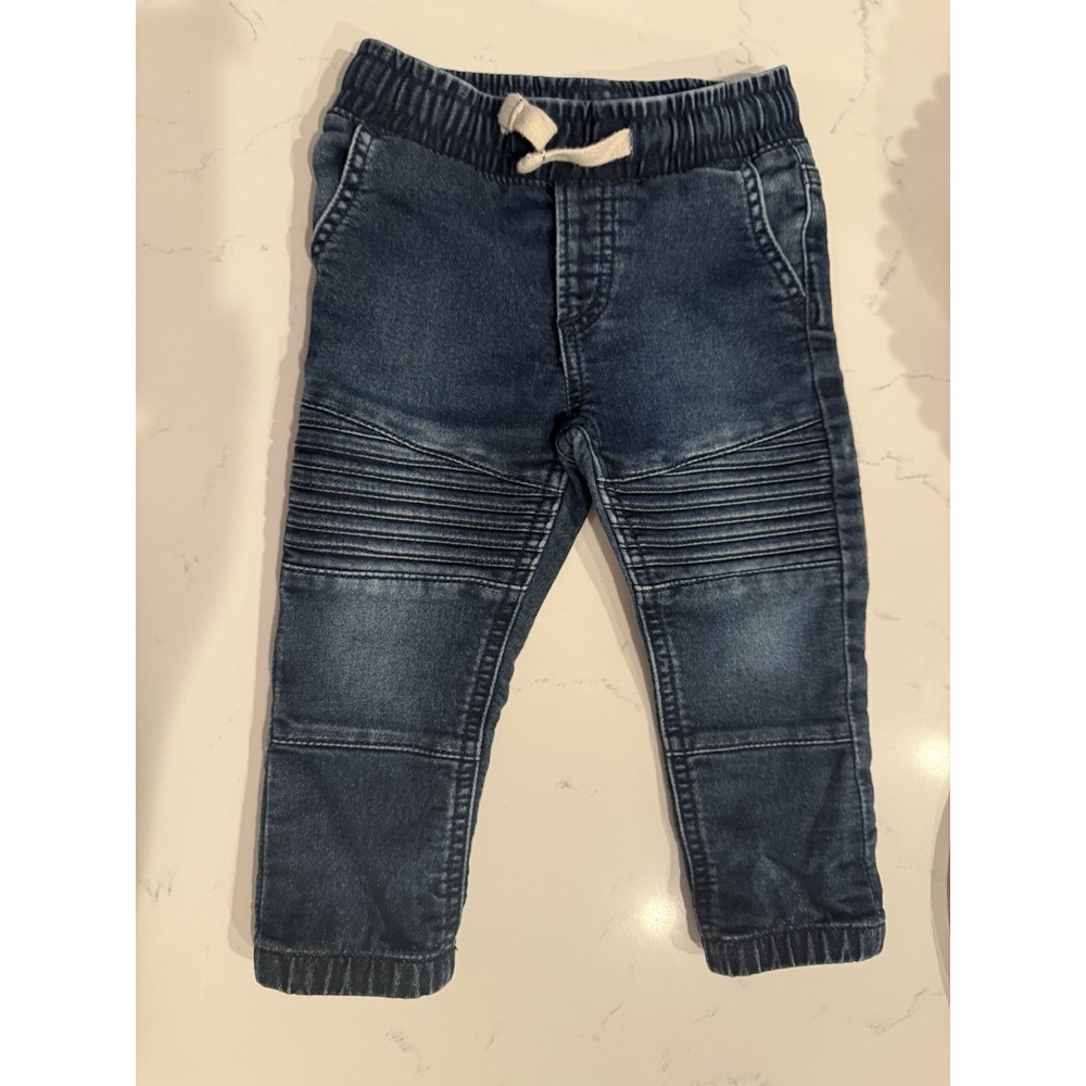 babyGap Moto Jogger Denim Jeans – Size 18-24M‎ Dark Wash